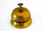 Oude messing hotelbel / tfelbel / servicebel heldere klank, Antiek en Kunst, Antiek | Koper en Brons, Ophalen of Verzenden