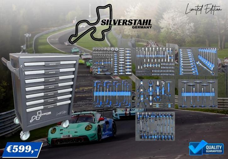 NIEUWE gereedschapskar gereedschapswagen SILVERSTAHL, Auto diversen, Autogereedschap, Nieuw, Ophalen