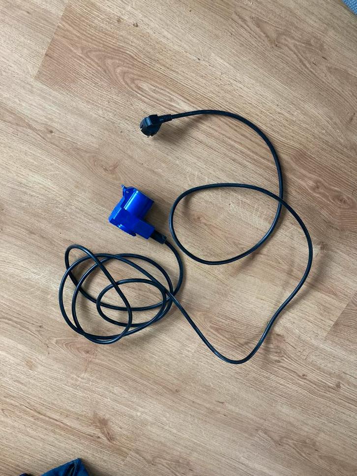 Aansluitkabel Caravan - Haspel 1,5 Meter, Caravans en Kamperen, Caravan accessoires, Gebruikt, Ophalen