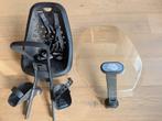 Thule Yepp Kinderzitje Zwart + Windscherm | Fietszitje Voor, 0 t/m 18 kg, Voorzitje, Thule - Yepp, Ophalen of Verzenden