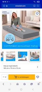 opvouwbaar matras ongebruikt, Huis en Inrichting, Ophalen of Verzenden, Nieuw, Eenpersoons, 90 cm