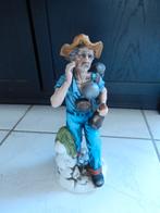 Beeld: Oude man 28 cm hoog (zgan), Verzamelen, Beelden en Beeldjes, Ophalen, Zo goed als nieuw, Mens