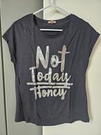 Nieuw zwart shirt zilver opdruk mt M Esprit, Maat 38/40 (M), Zwart, Nieuw, Ophalen of Verzenden