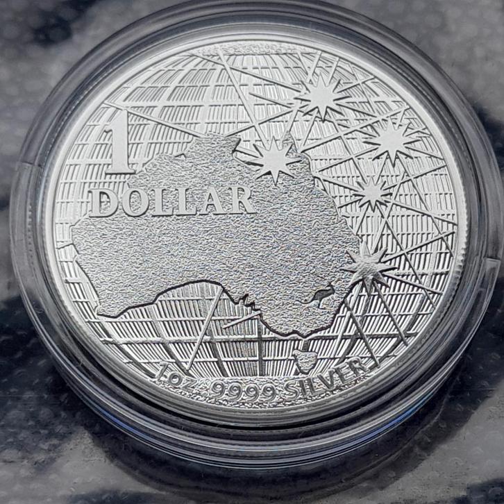 2020 1 oz zilver Australia Beneath The Southern Skies, Postzegels en Munten, Munten | Oceanië, Zilver, Ophalen of Verzenden