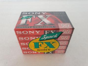 5-pack Sony FX 90 cassettes (nieuw) beschikbaar voor biedingen