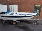Topcraft 430 Futura met Suzuki 9,9 PK 4-takt en trailer, Watersport en Boten, Ophalen, Gebruikt, Tot 10 pk, 3 tot 6 meter
