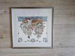 Geborduurd schilderij, Huis en Inrichting, Woonaccessoires | Schilderijen, Tekeningen en Foto's, Ophalen, Gebruikt, 50 tot 75 cm
