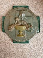 Religieus kruis met lam en kelk, Antiek en Kunst, Ophalen of Verzenden