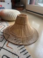 Rotan Lampenkap - Beschadigd, Huis en Inrichting, Lampen | Lampenkappen, Gebruikt, 25 tot 50 cm, Beige, Rond