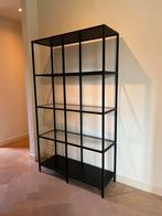 stellingkast Vitsjo IKEA zwart/bruin 175x100, Huis en Inrichting, Woonaccessoires | Kamerschermen, Ophalen, Zo goed als nieuw