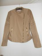 Kort bruin leatherlook  Dames winterjasje., Bruin, Maat 42/44 (L), Ophalen of Verzenden, Zo goed als nieuw
