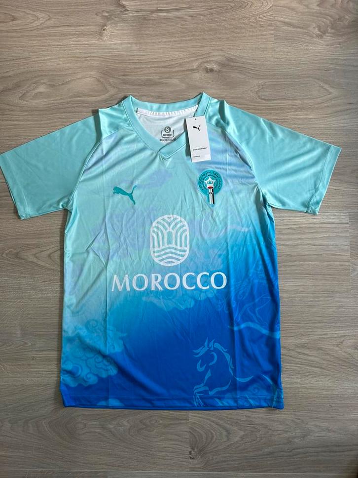 Marokko special shirt 2025-2026, maat S, Kleding | Heren, Sportkleding, Nieuw, Voetbal, Maat 46 (S) of kleiner, Blauw, Ophalen of Verzenden
