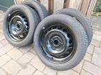 Set winterbanden op stalen velg, 165/60 R15, Auto-onderdelen, Banden en Velgen, Ophalen, Gebruikt, 15 inch, Banden en Velgen
