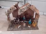 5 x kerstmis kerststal met kerstgroep beeldjes, Diversen, Kerst, Ophalen, Gebruikt