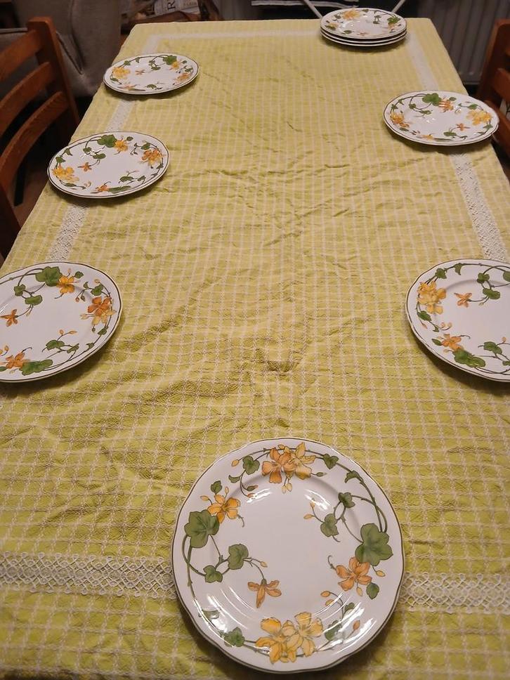 Geranium Servies., Antiek en Kunst, Antiek | Servies compleet, Ophalen