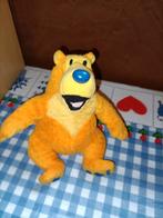 Bruine beer in het blauwe huis knuffel 17 cm groot, Ophalen of Verzenden, Beer