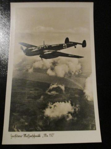 WO2 postkaart - Luftwaffe - Messcherschmitt Me 110 beschikbaar voor biedingen