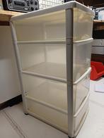 Kunststof Ladekast - 4 Lades, Ophalen, Gebruikt, Minder dan 100 cm, 25 tot 50 cm