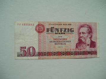 1229. DDR, 50 mark 1971 Friedrich Engels. beschikbaar voor biedingen