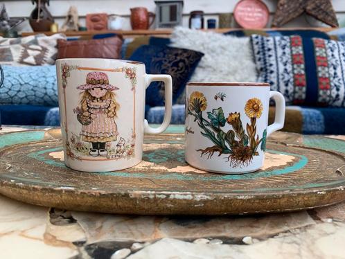 Vintage mokjes koffiebeker Sara Kay Villeroy & Boch botanica, Huis en Inrichting, Keuken | Servies, Gebruikt, Kop(pen) en/of Schotel(s)