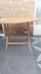 Houten tuintafel - Rond, Ophalen of Verzenden, Gebruikt, Rond, Hout