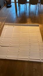 Jaloezieën hout wit 160 breed, Ophalen, Gebruikt, 100 tot 150 cm, Wit