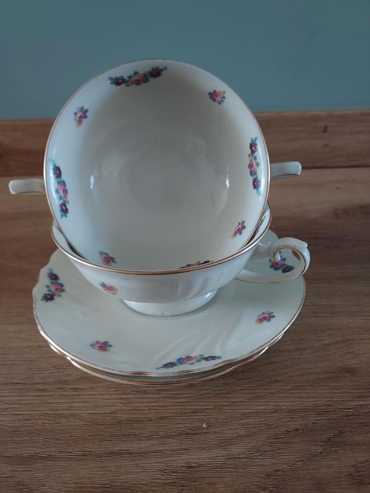 Thomas Bavaria Soepkommen met Schotels, Huis en Inrichting, Keuken | Servies, Gebruikt, Kom(men), Overige stijlen, Porselein, Ophalen of Verzenden