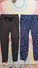 Twee H&M mama broeken zwangerschapsbroeken viscose, Maat 38/40 (M), H&M, Blauw, Ophalen of Verzenden