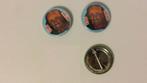 Hulk Hogan WWF worstelen wrestling vintage buttons, Ophalen of Verzenden, Gebruikt