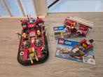 Lego brandweer 7944, 60107 en 60213, Kinderen en Baby's, Speelgoed | Duplo en Lego, Ophalen of Verzenden, Zo goed als nieuw, Complete set