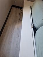 Auping Auronde Achterwand met 2 tafels 48 cm hoog, Huis en Inrichting, Slaapkamer | Bedden, Ophalen, Gebruikt, Wit, Tweepersoons