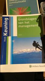 Grondslagen van het management, Boeken, Reisgidsen, Gelezen, D. Keuning; Roelien de Lange, Ophalen of Verzenden