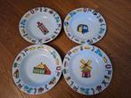 4 nieuwe Unox Holland Melamine borden., Overige materialen, Nieuw, Ophalen of Verzenden, Bord(en)