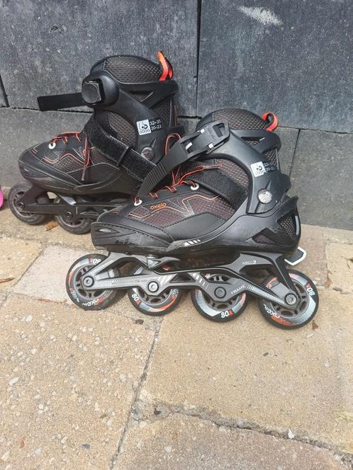 Oxelo skeelers maat 32-35 incl tas, Sport en Fitness, Skeelers, Gebruikt, Inline skates 4 wielen, Overige merken, Dames, Kinderen