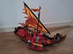 Playmobil piratenschip en kanon, Ophalen of Verzenden, Zo goed als nieuw, Complete set
