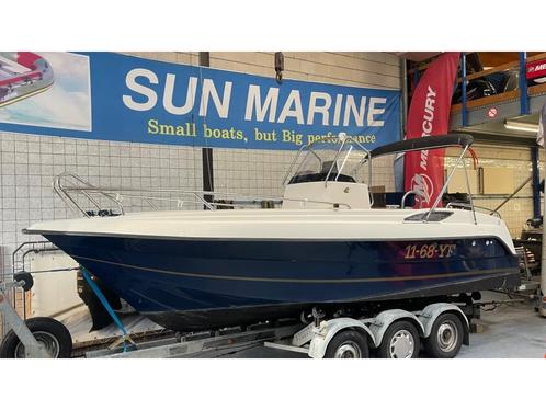 Uttern 6402, Watersport en Boten, Vis- en Consoleboten, Gebruikt, 6 meter of meer, Benzine, Polyester