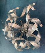 Mooie moderne plafond lamp met aluminium krullen, Ophalen of Verzenden, Zo goed als nieuw, Metaal, Modern
