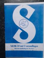 Sachs 50 met 3 versnellingen reparatie handleiding, Fietsen en Brommers, Handleidingen en Instructieboekjes, Ophalen of Verzenden