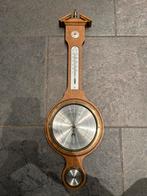 Antieke Houten Barometer met Thermometer, Ophalen of Verzenden, Gebruikt, Barometer