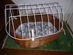 grote ovale puppymand met korf 60x40x20 cm, Ophalen of Verzenden, Zo goed als nieuw