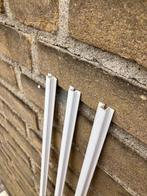3 Plastic Schuifdeurrails Ivoor van 1.50 mtr, Ophalen, Nieuw, 25 tot 50 cm, Minder dan 100 cm