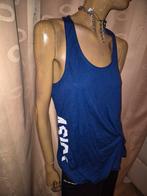 Prachtige shirt van asics maat XL zgan blauw, Blauw, Maat 56/58 (XL), Ophalen of Verzenden, Zo goed als nieuw