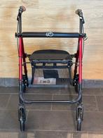 Rollator Excel Litewalk Classic Rood licht en verstelbaar, Ophalen of Verzenden, Opvouwbaar, Nieuw