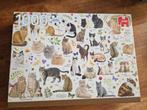 Katten puzzel 1000 stukjes - Jumbo, Ophalen of Verzenden, 500 t/m 1500 stukjes, Zo goed als nieuw, Legpuzzel
