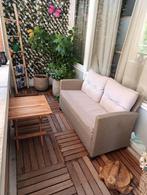 Teakhouten picknick tafels vierkant nieuw, Ophalen of Verzenden, Nieuw, 2 zitplaatsen