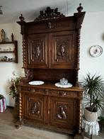 Antieke Franse Jachtkast met Houtsnijwerk - Snel Ophalen!, Antiek en Kunst, Ophalen