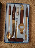 Vintage 5-delige Barset - Goud Verguld, Ophalen of Verzenden, Zo goed als nieuw