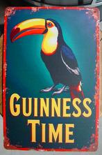 GUINNESS REKLAME -METAAL-, Ophalen of Verzenden, Gebruikt, Reclamebord, Plaat of Schild, Overige merken