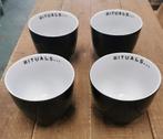 Rituals Thee Bekers - Set van 4 - zwart, Huis en Inrichting, Keuken | Servies, Keramiek, Ophalen of Verzenden, Zo goed als nieuw