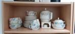 Theeservies van plateel, Ophalen